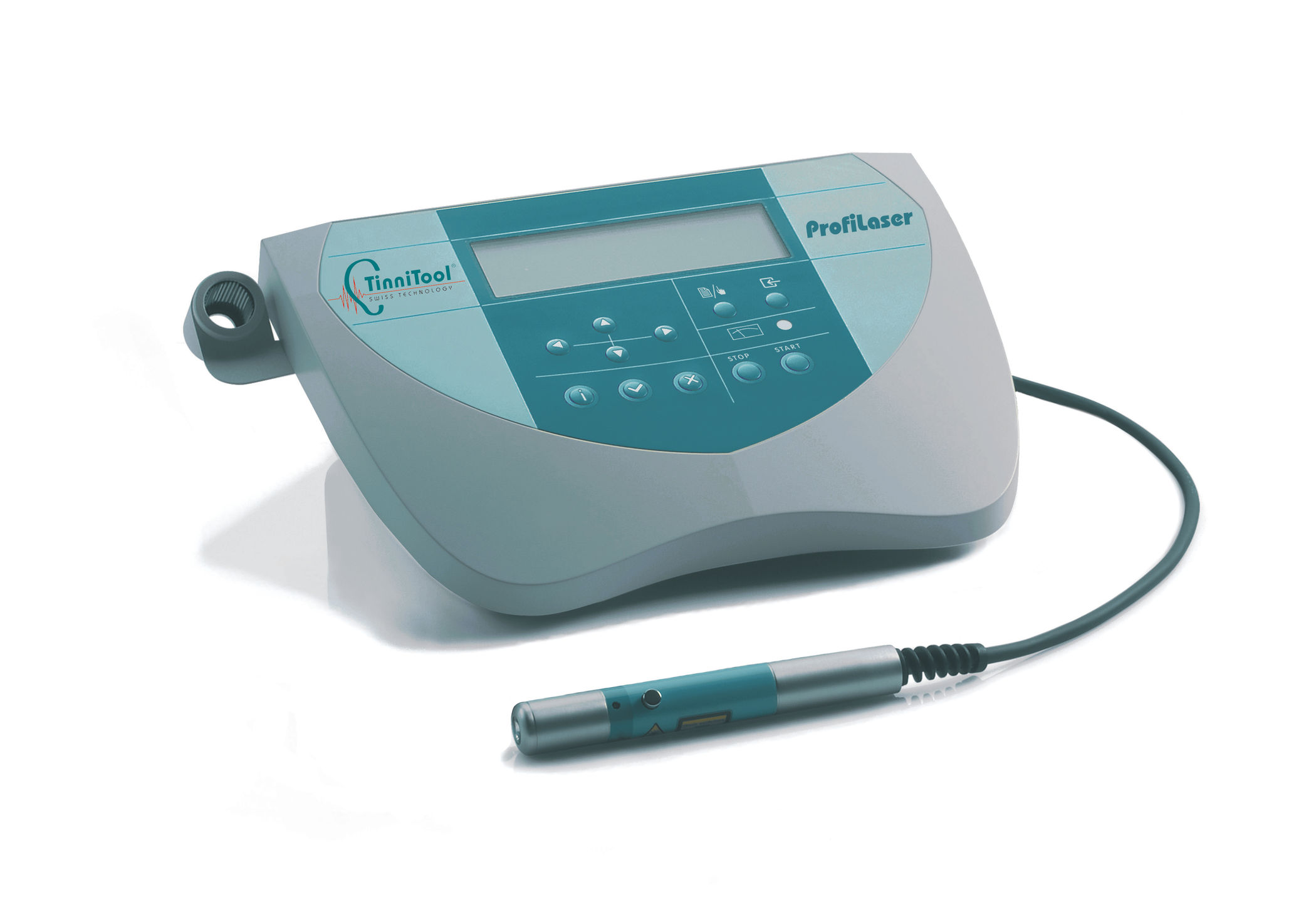 Softlaser-Behandlung von Tinnitus -Ohrensausen (Gerät) / Copyright: DisMark Softlaser-Behandlung von Tinnitus -Ohrensausen (Gerät) / Copyright: DisMark
