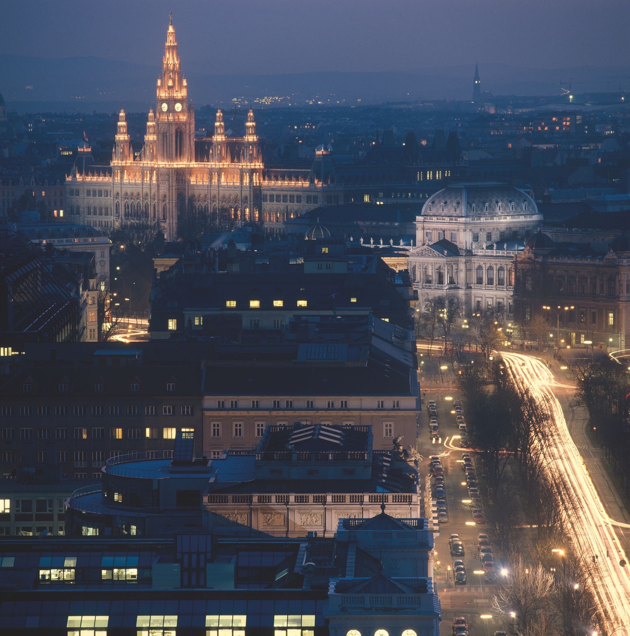 Bécs tetői fölött. (©WienTourismus / F 3) Bécs tetői fölött. (©WienTourismus / F 3)