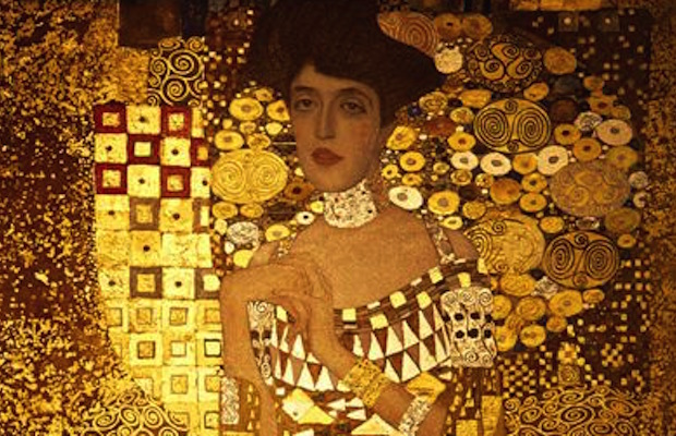 Gustav Klimt: Hölgy arayban. Gustav Klimt: Hölgy aranyban.