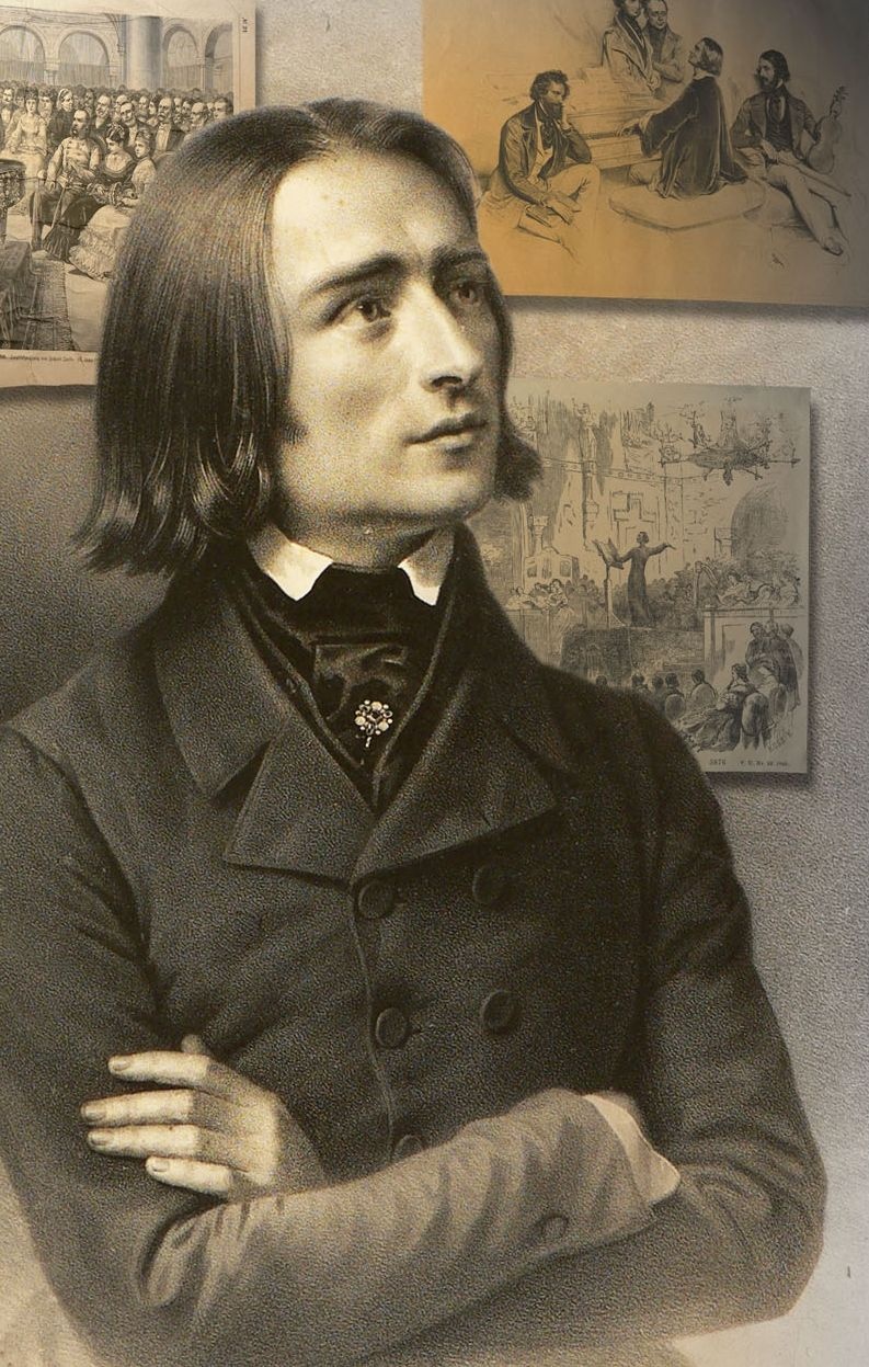 Liszt Ferenc, a zongoravirtuóz.