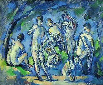 Cézanne: Hét fürdőző.