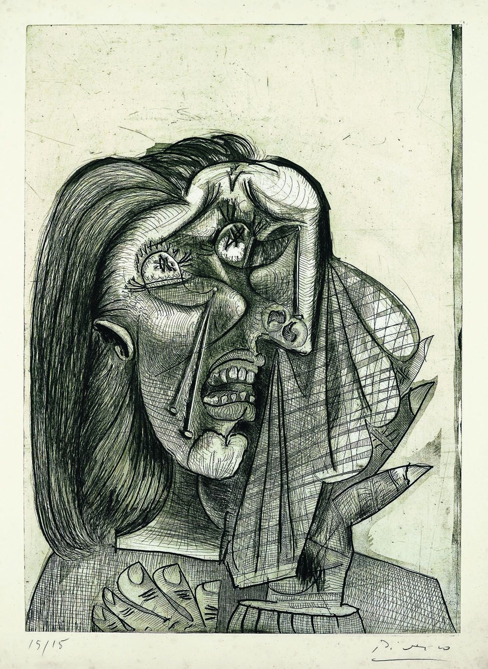 Picasso: Síró nő.