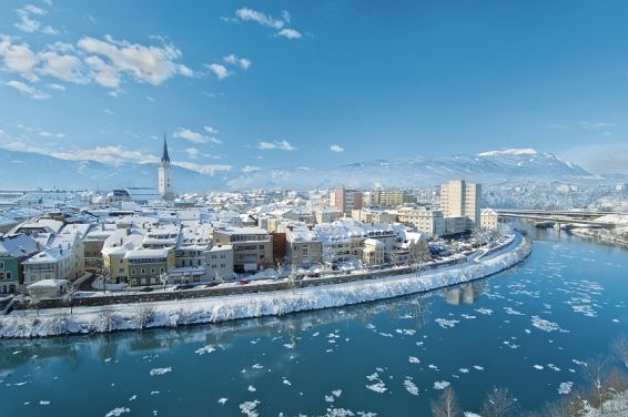Villach hóbundában is varázslatos.