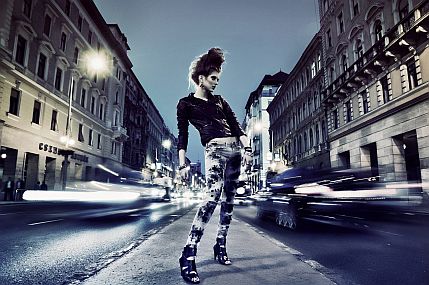 Csoboth Edina nyertes képe: Punk city.