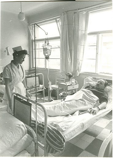 Kórterem az 1950-es években.