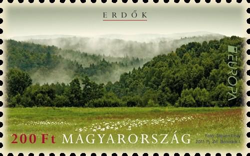 A 2. helyezett magyar Európa-bélyeg.