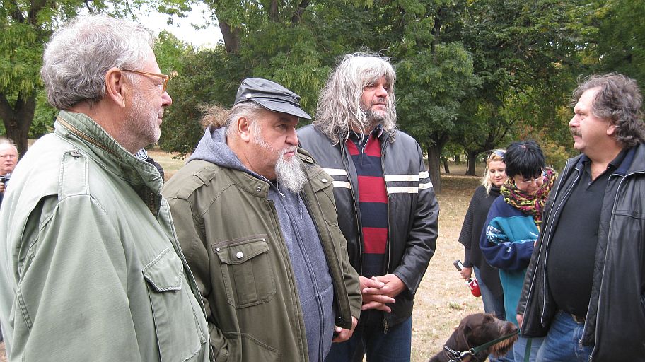 Szomjas György, Deák Bill Gyula, Hobo és Póka Egon. Szomjas György, Deák Bill Gyula, Hobo és Póka Egon.