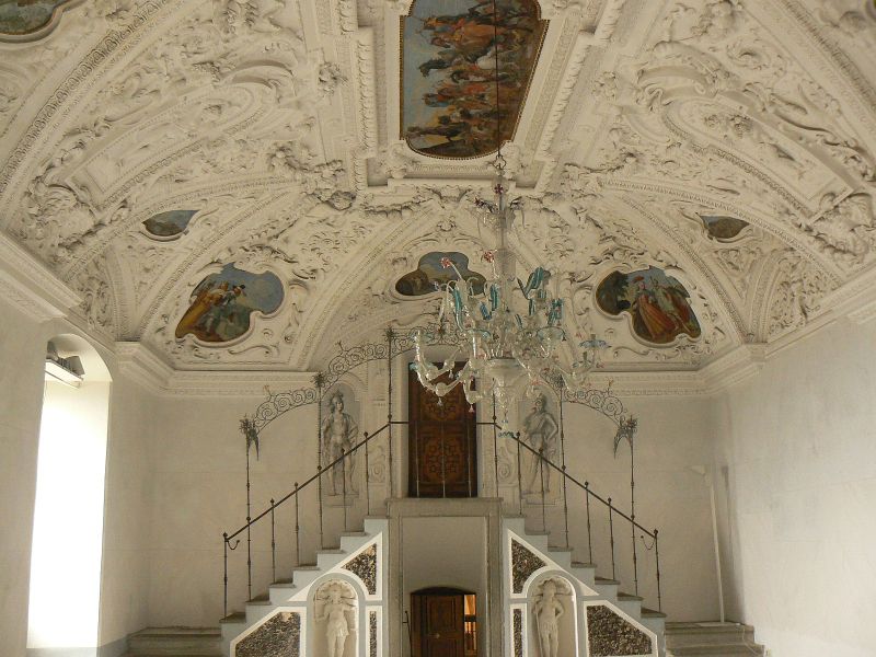 A riegersburgi vár barokk terme.