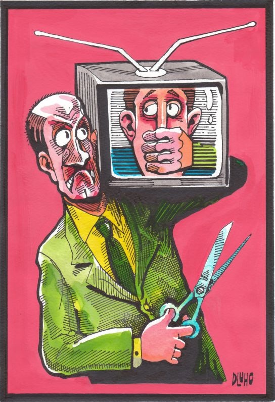 Cenzoros tévé.