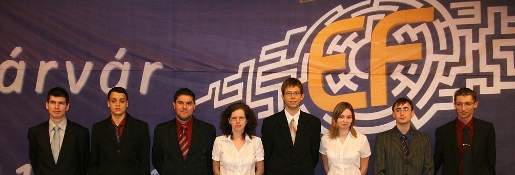 Az idei pályázat nyertesei. Az idei pályázat nyertesei.