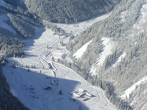 Ramsau: a hegyek és a hó mesés birodalma.