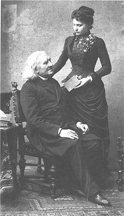 Liszt Ferenc és Lina Schmalhausen. Liszt Ferenc és Lina Schmalhausen.