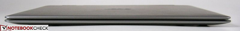 Az ultrabook elölről. Az ultrabook elölről.