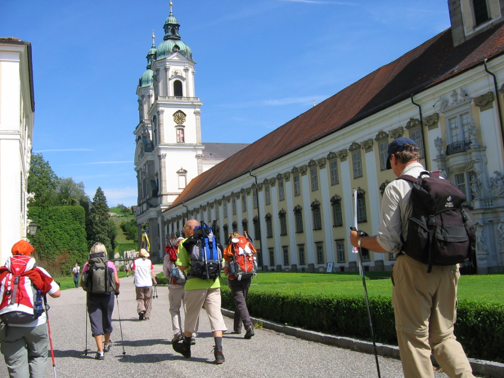 Pilgerwanderung am Jakobsweg; Foto: Franz Dittlbacher.
