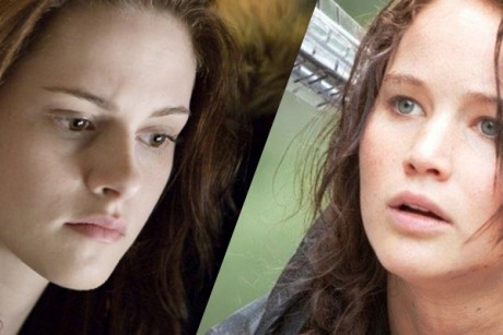 Kirsten Stewart és Jennifer Lawrence.