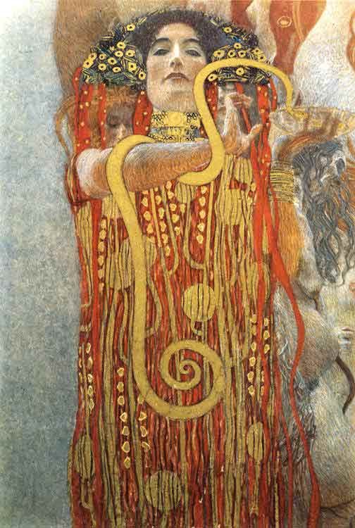 Klimt: Hügeia. Klimt: Hügeia.