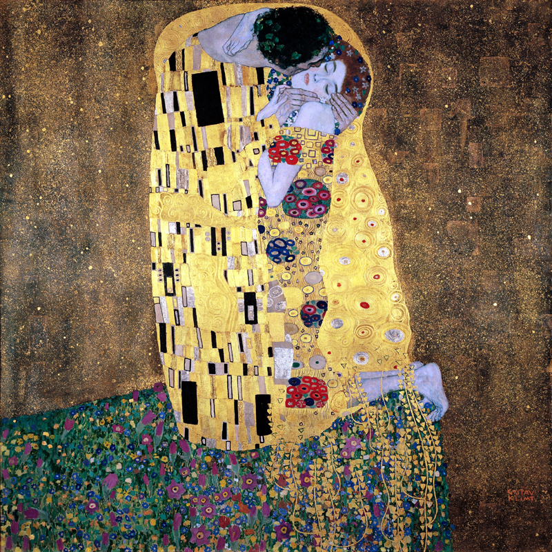 Klimt_ A csók.