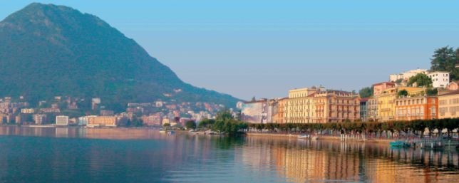 Lugano: mediterrán hangulat.