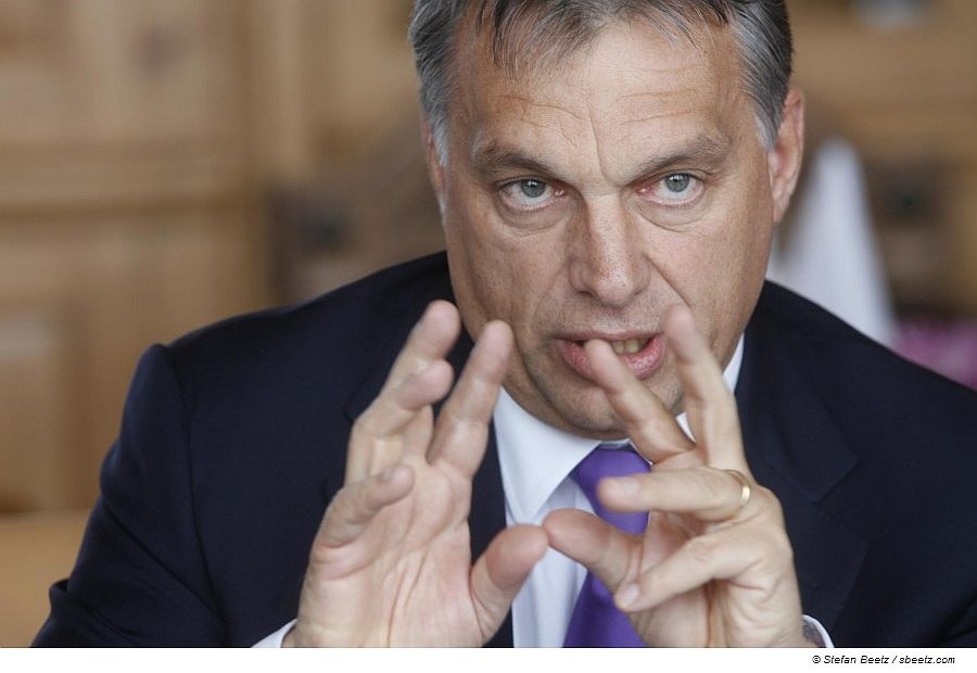 Ungarns Premier Viktor Orbán hält die Euro-Zone in ihrer gegenwärtigen Form nicht für überlebensfähig© Stefan Beetz / sbeetz.com