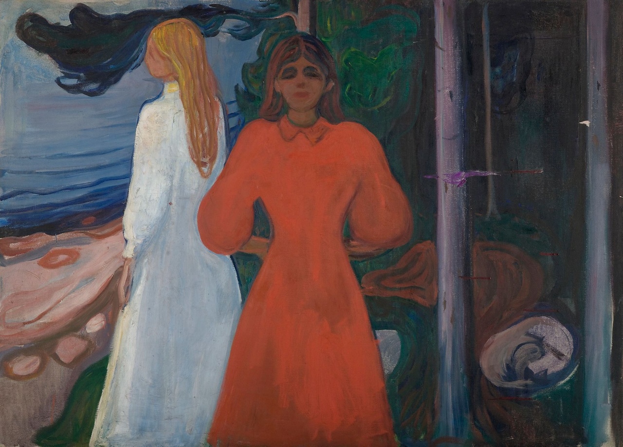 Edvard Munch: Red and White, 1899-1900.