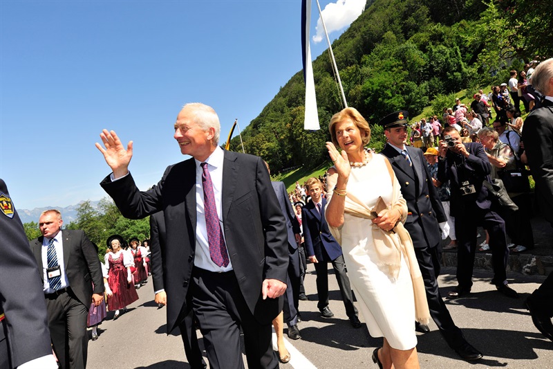Fürst Hans-Adam II. und Fürstin Marie von und zu Liechtenstein