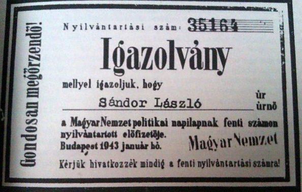 Van-e ma itthon napilap, amelyiknek legalább ennyi előfizetője van?