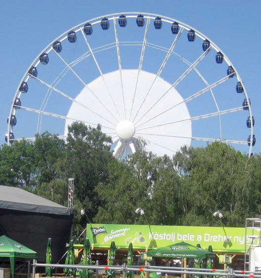 A Sziget Szeme, az óriáskeerék.