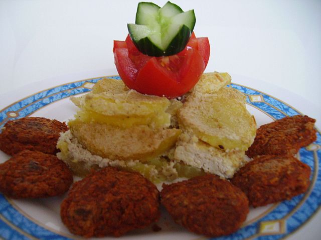 Rakott krumpli vegetariánusoknak.