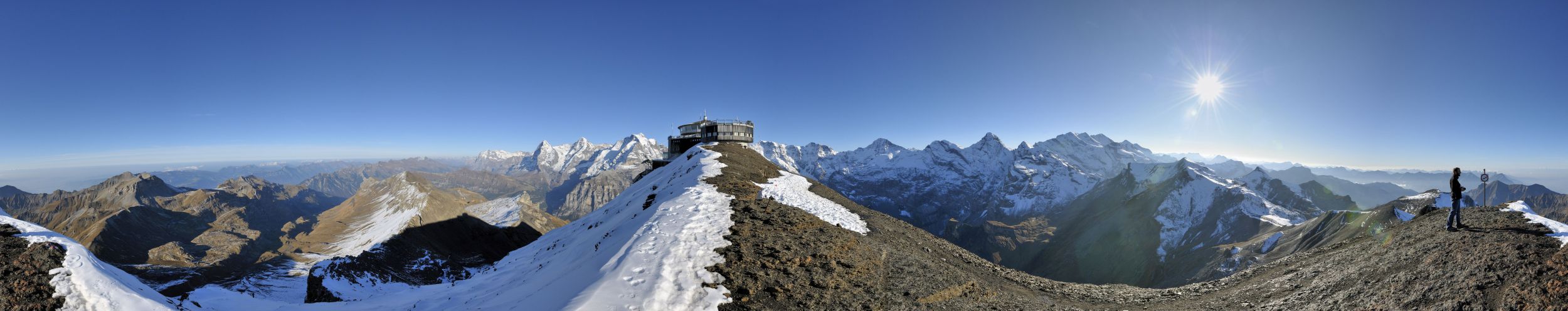Schilthorni panoráma.
