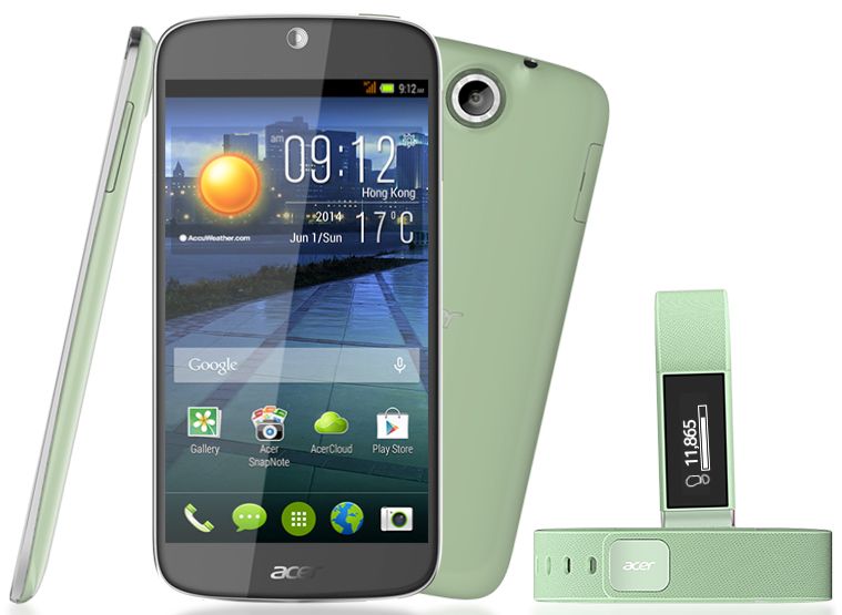 Az Acer Liquid Jade - szokatlan és kellemes színben.