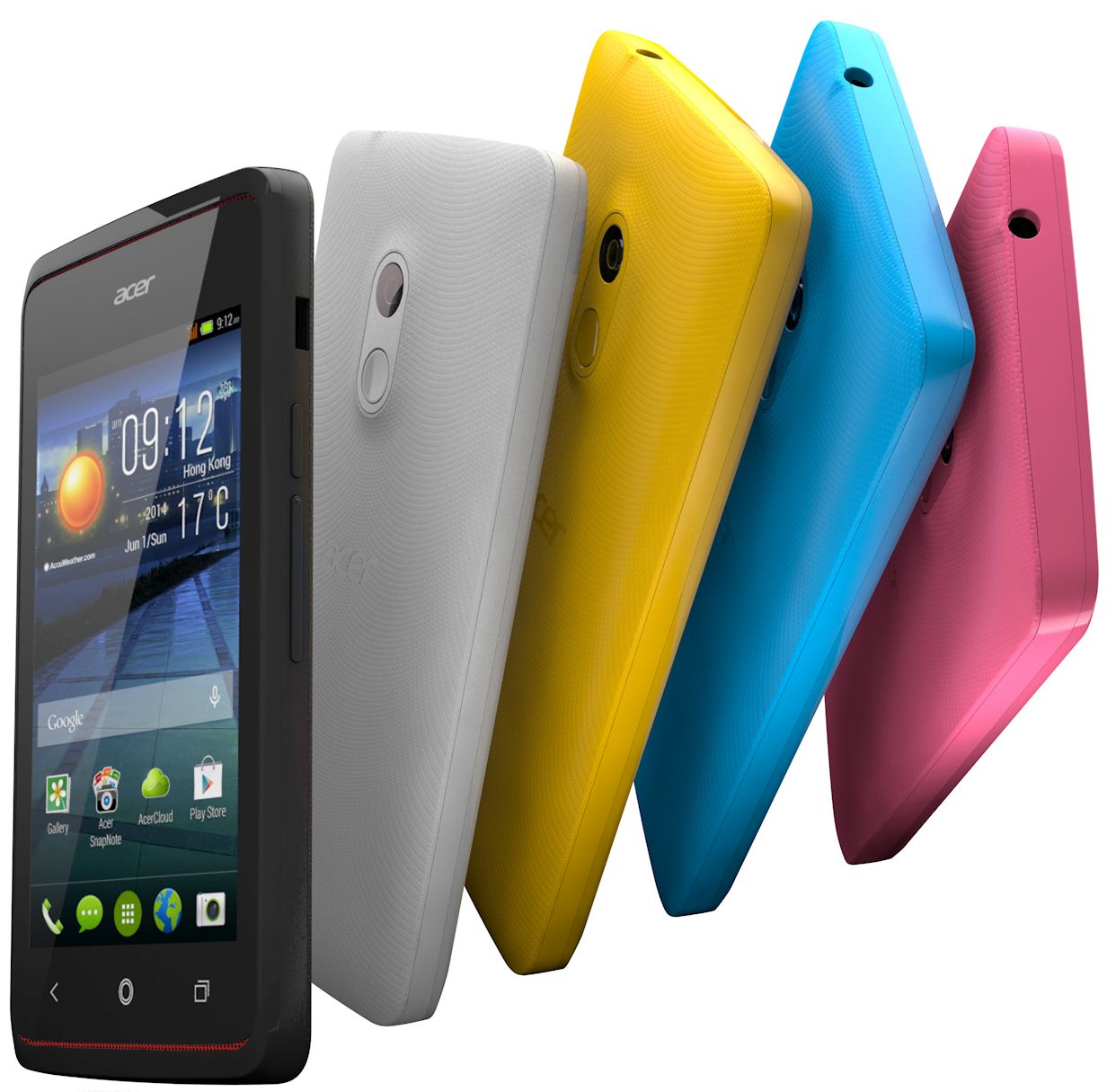 Az Acer Liquid Z200 család tagjai.