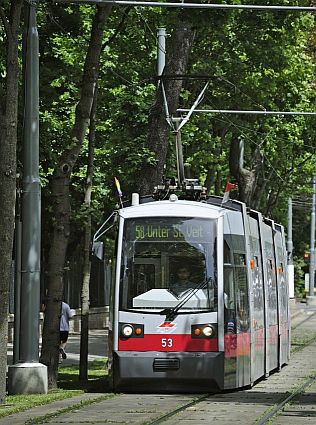 Bécsi villamos. (Kép: Zinner/Wiener Linien)