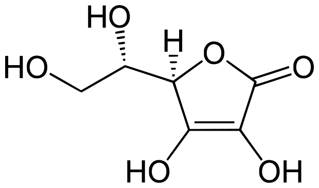 Aszkorbinsav, azaz C-vitamin.