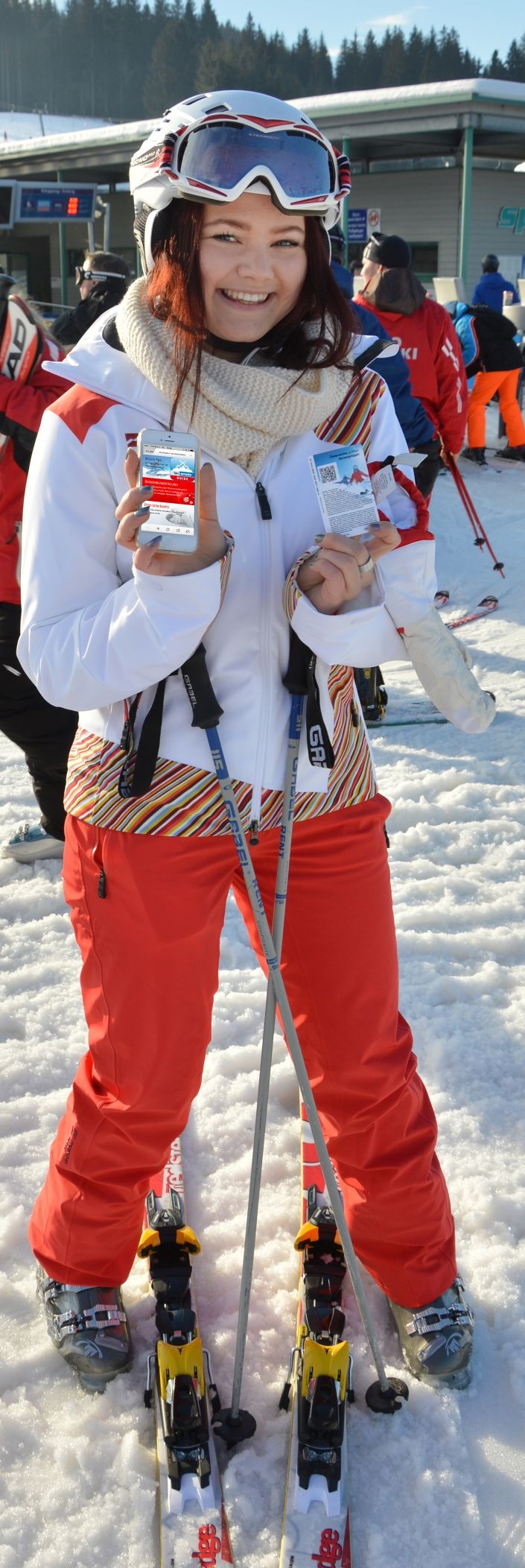 Síbérlet mobiltelefonnal.