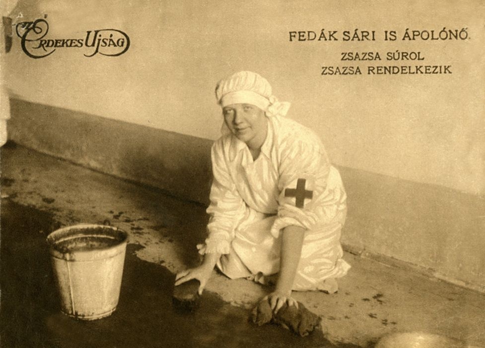 Fedák Sári a hábiorúban.