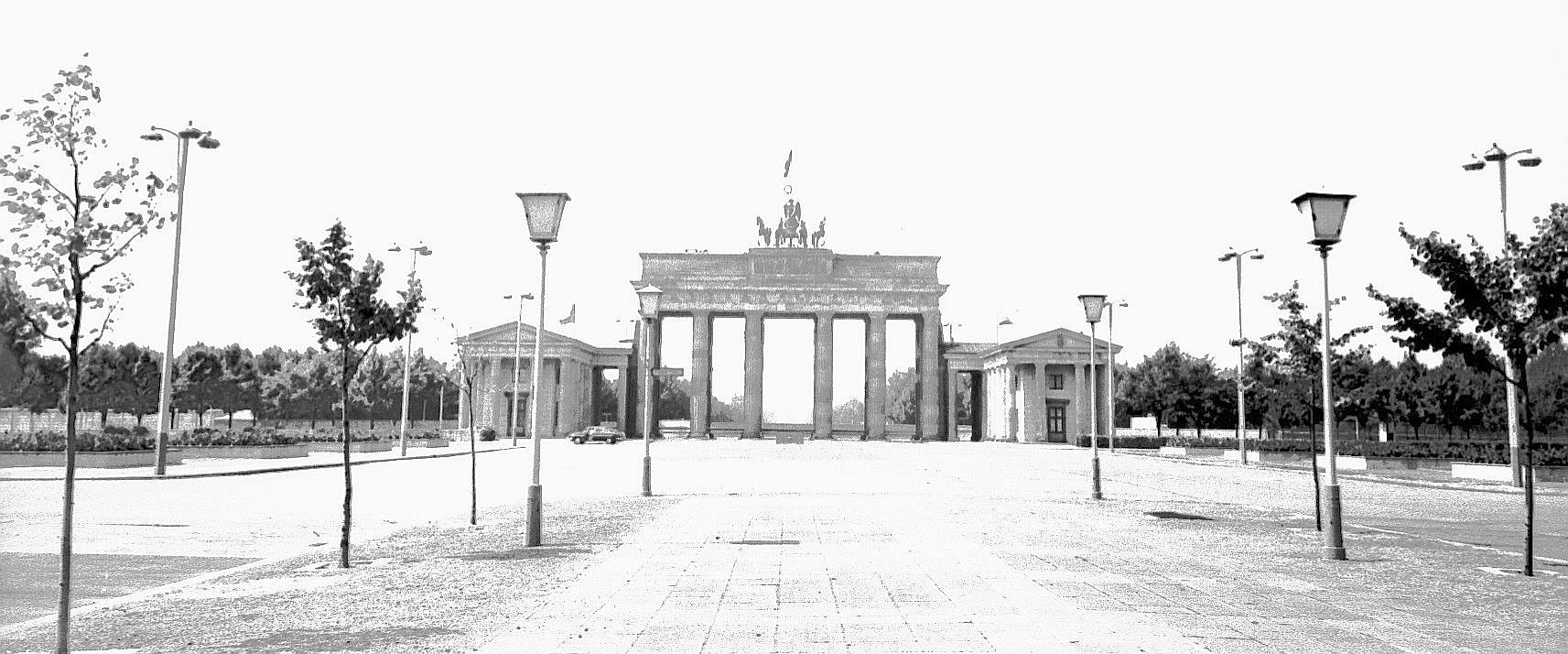 A Pariser Platz (Kelet-Berlin) 1973-ban. (A szerző felvétele.)