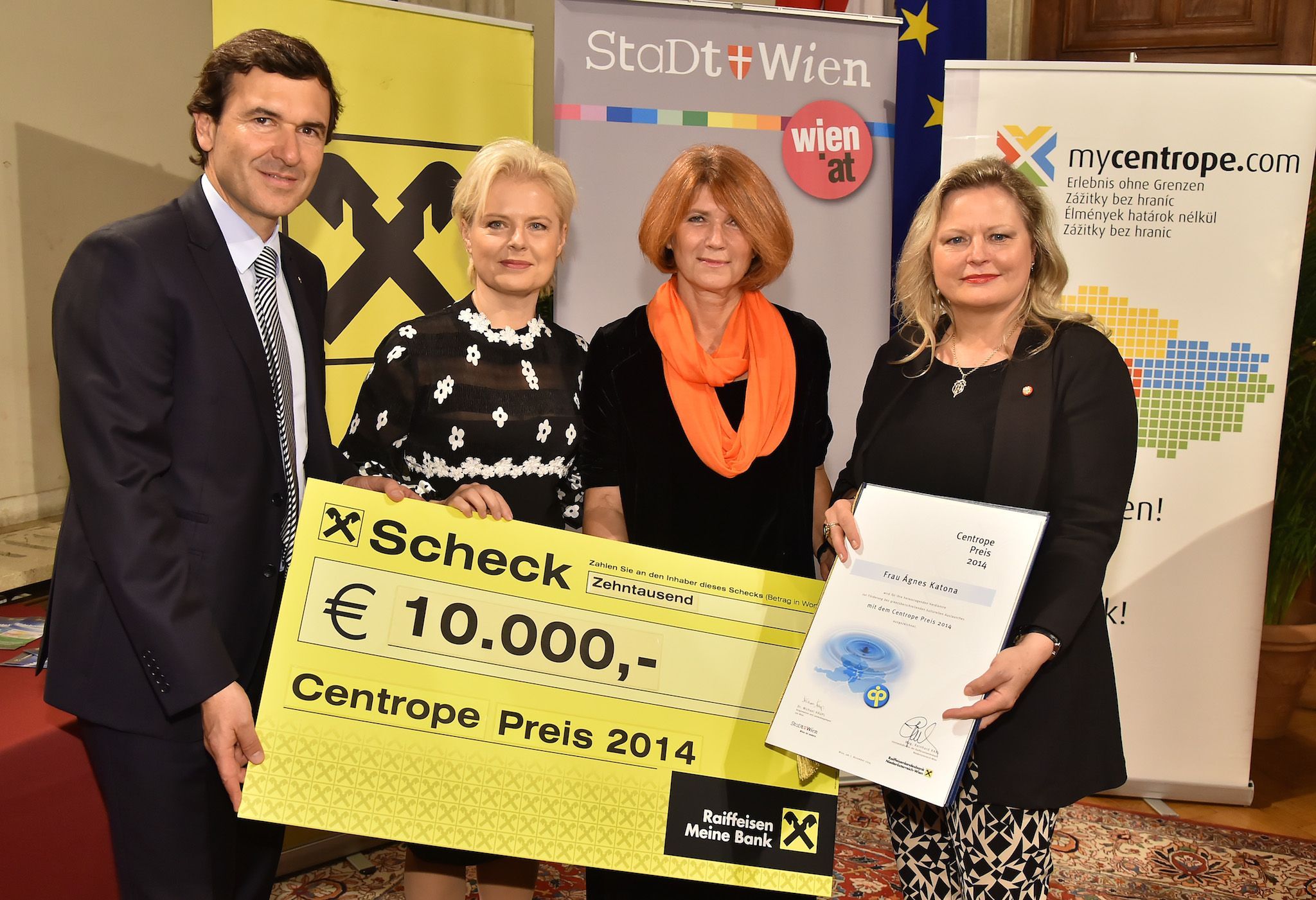 A képen balról: Reinhard Karl, Ildiko Raimondi, Katona, Ágnes, Elisabeth Vitouch (foto: Jobst/PID)
