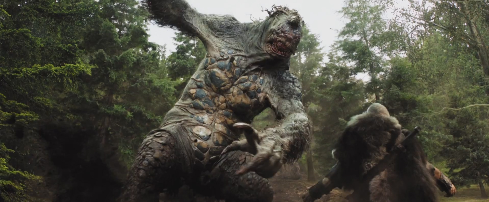 A földből kikelő szörny.