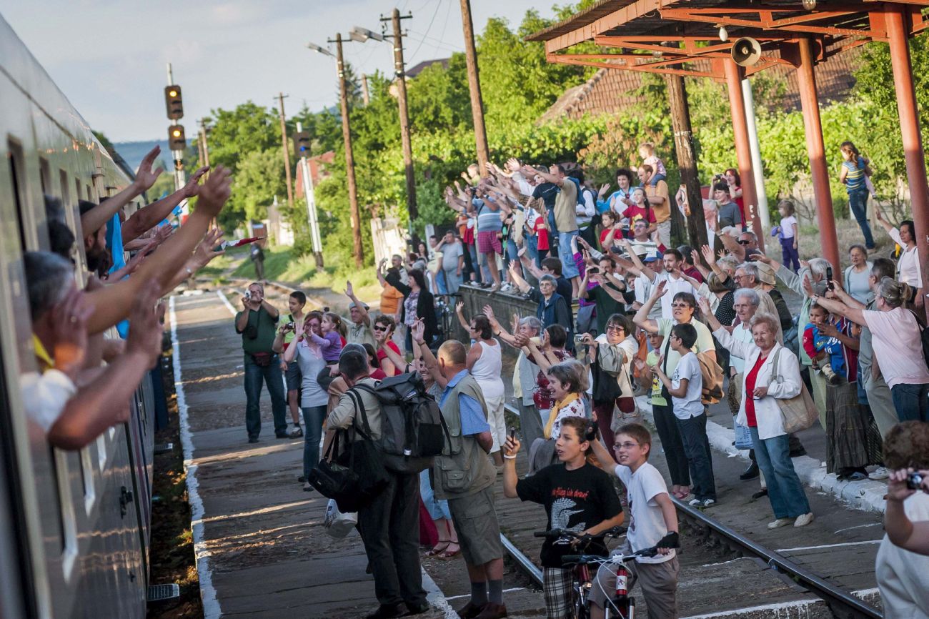 Boldogasszony zaraándokvonat (MTI Foto, Czeglédi Zsolt felvétele.)