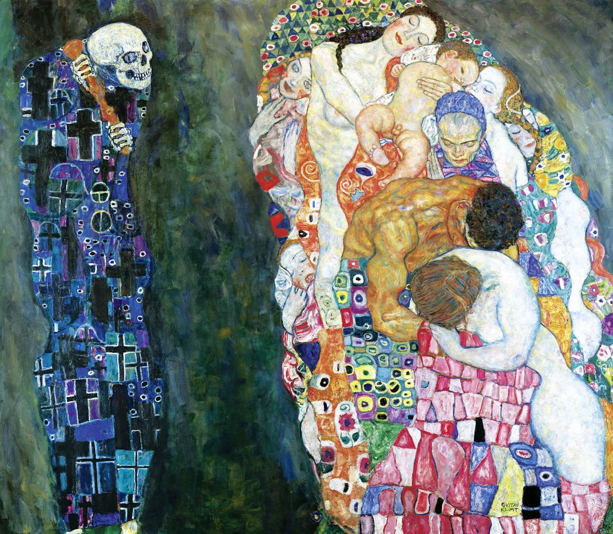 Klimt: Halál és élet (Leopold Museum).