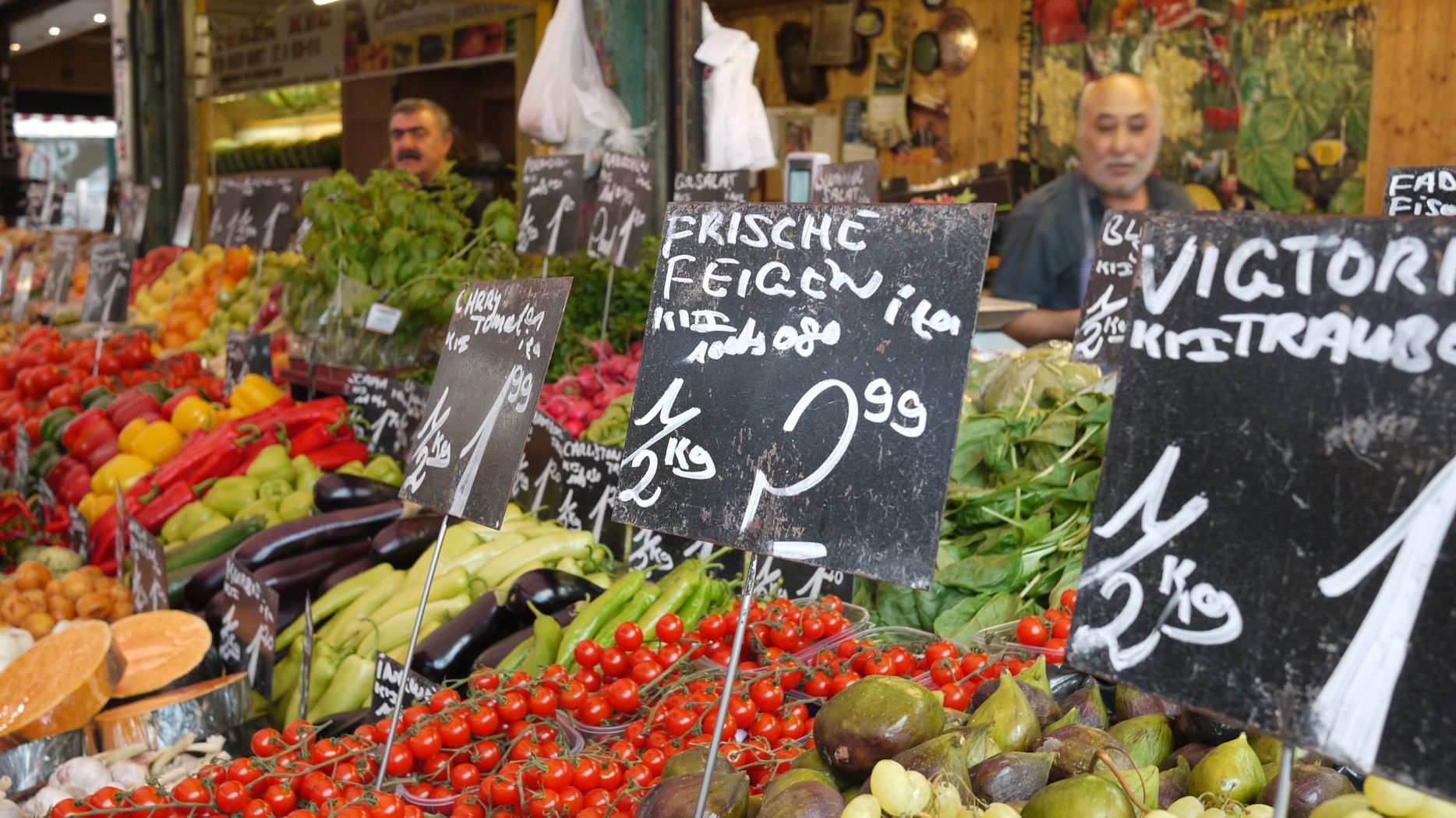 Bécs, Naschmarkt; foto: Mario Lang.