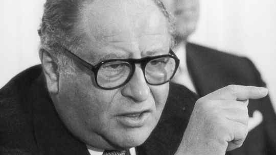 Dr. Bruno Kreisky osztrák szövetségi kancellár, 1970-83 között.
