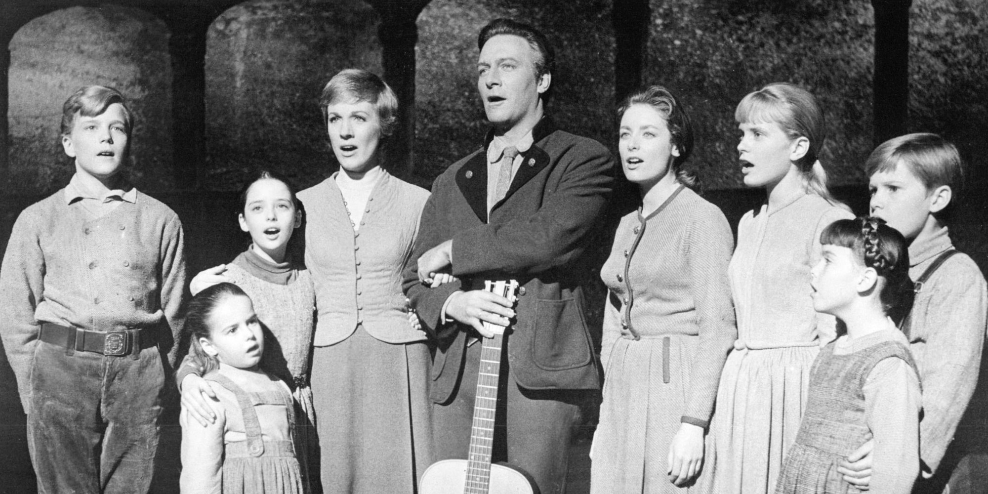 A Trapp család (filmkocka, fekete-fehérben).