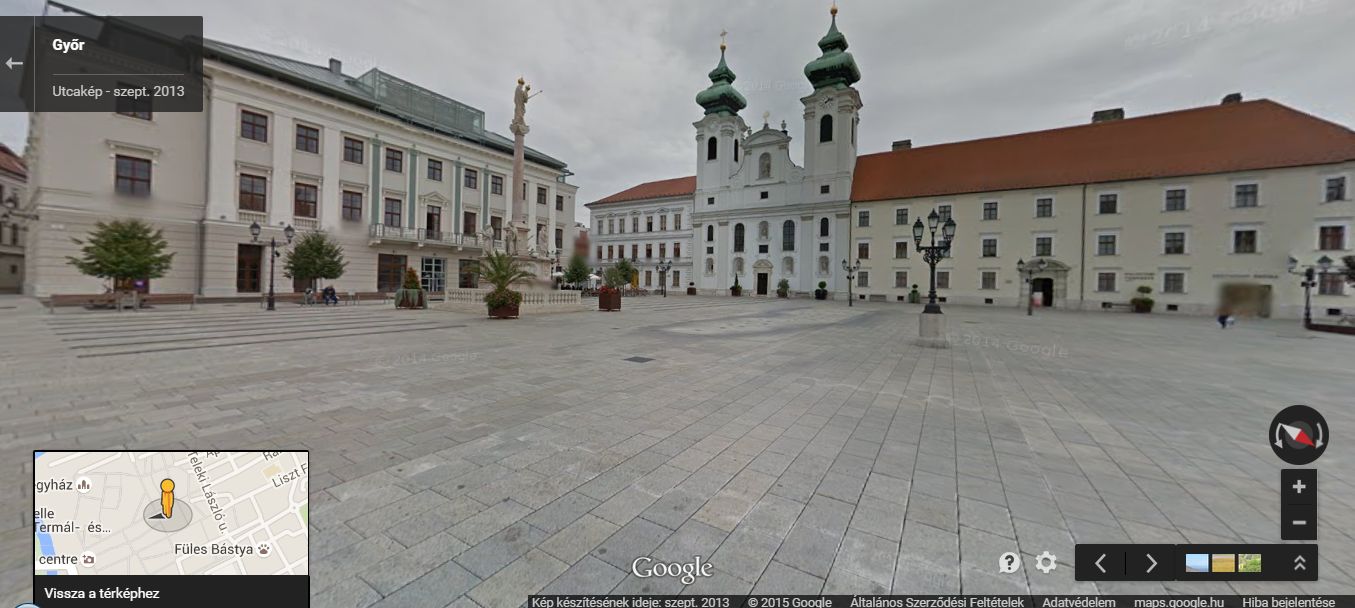 Az ország egyik legszebb tere a győri Széchenyi tér.