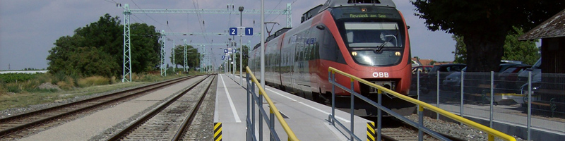 A pomogyi vasútállomás.