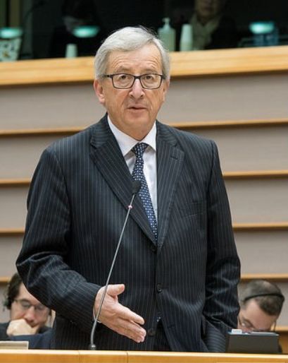 Jean-Claude Juncker, az Európai Bizottság elnöke Strasbourgban, az Európai Parlament plenáris ülésén. 