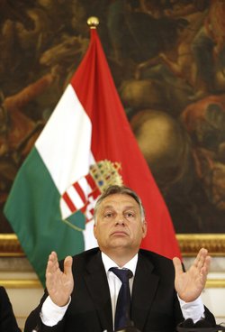 Orbán Viktor Bécsben, 2015. szeptember 25-én. Kép: Dieter Nagl / AFP/Getty Images.
