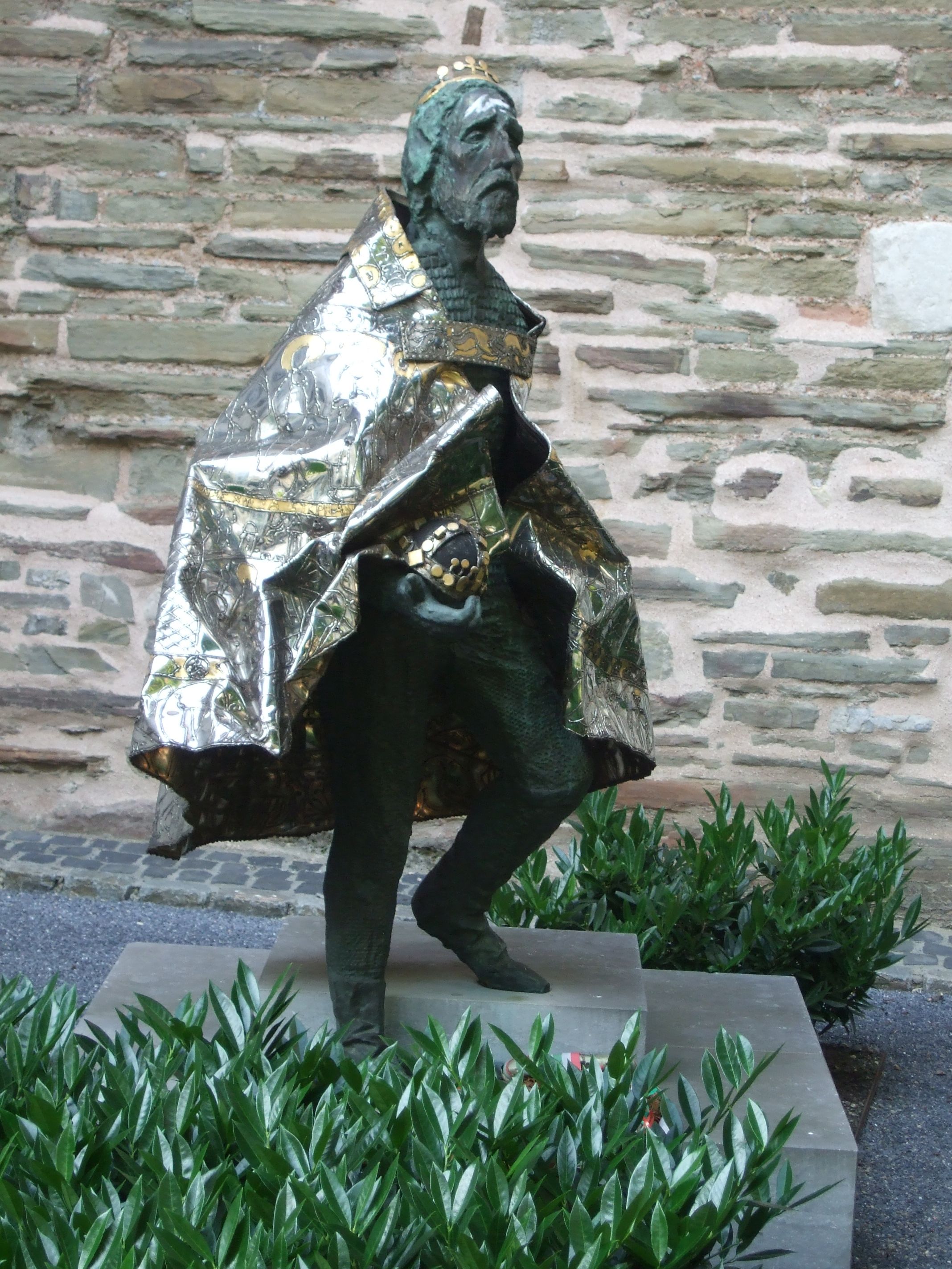 Szent István Aachenben.