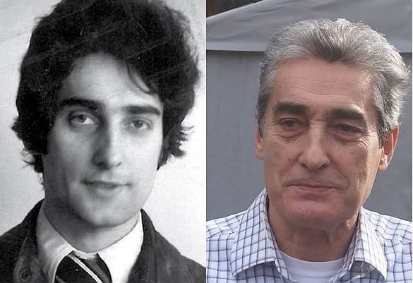 A szerző ifjan és kockásban.