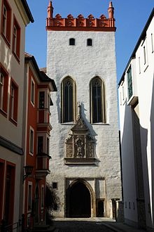Az Ortenburg Mátyás-tornya Bautzenben. (Kép: wikipedia.de)